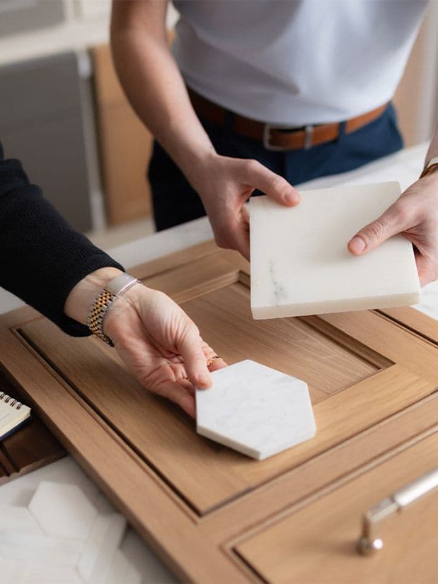 Team Picking materials for home Bethesda Contracting