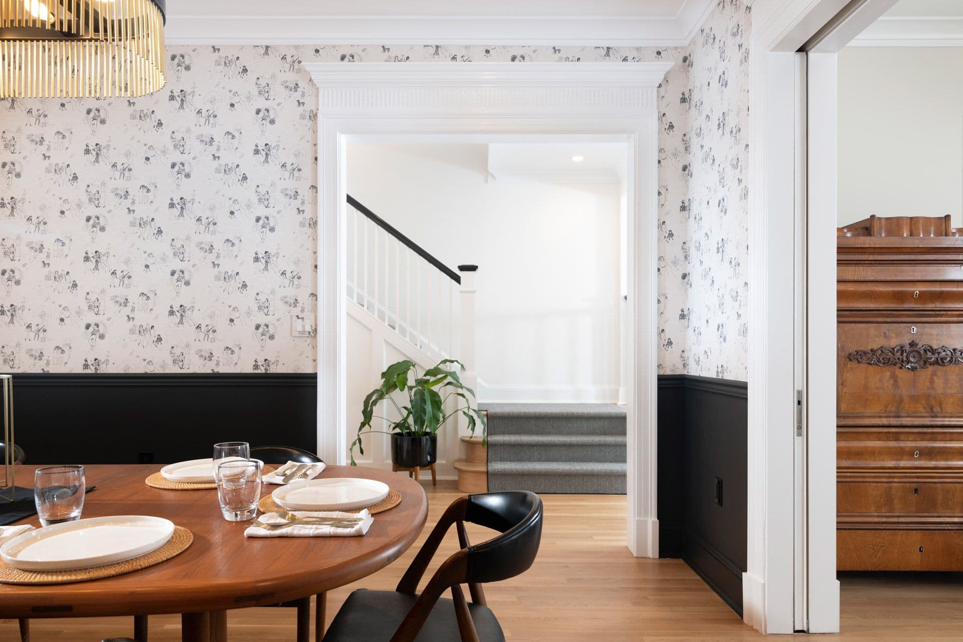 Picture of a kitchen before remodeling by Bethesda Contracting