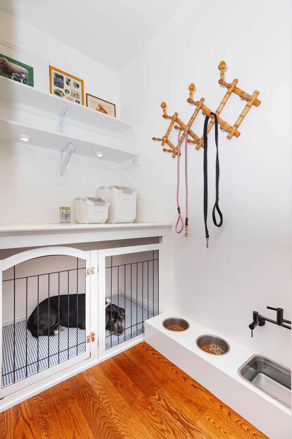 Dog nook built by Bethesda contracting